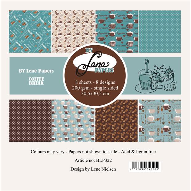 By Lene - Coffee Break - Paper Pack 12 x 12"