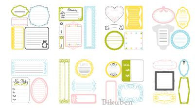 American Crafts: Remarks JOURNALING Stickers