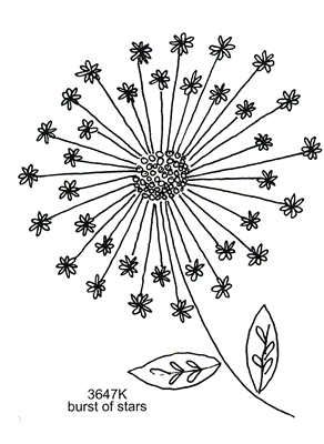 Penny Black  Burst of Stars