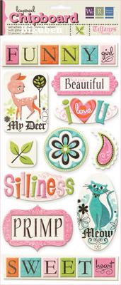 We R MemoryKeepers: Tiffanys - Chipboard Words
