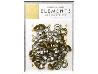 American Craft: Mini Eyelets GOLD