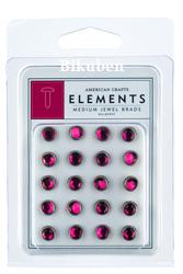 American Craft: Medium Jewel Brads MULBERRY