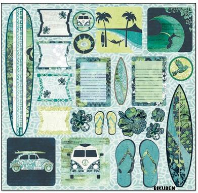 Creative Imaginations: Stickers - South Seas