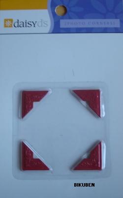 Daisy d's: Photo corners - red