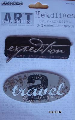 Creative Imaginations: Art Ware House - Headlines - Expedition