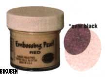 Ranger: Embossing pearl - red