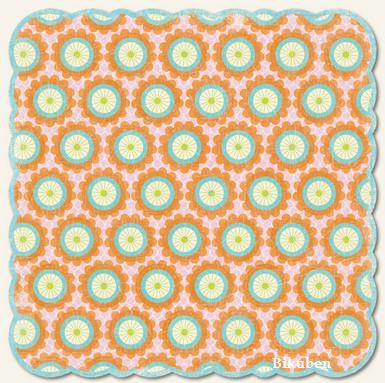 Abbey Road: Lucky Me - Sisters: Orange Blossoms Paper  12 x 12"