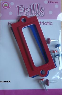 Queen & Co: Frills - Frame-its - Patriotic