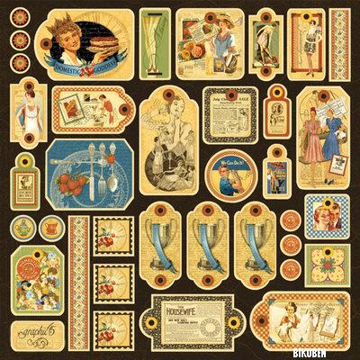 Graphic45: Domestic Goddess Tags