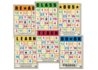 Jenni Bowlin: Bingo Cards Mini - SCHOOL DAYS