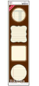 Jenni Bowlin:Brown Label Strip Stickers