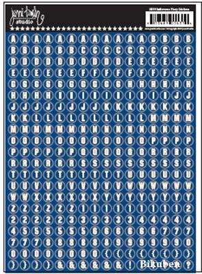 Jenni Bowlin: Reverse Navy Stickers