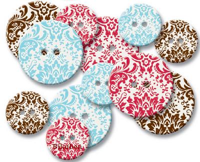 Jenni Bowlin: WALLPAPER Chipboard Buttons