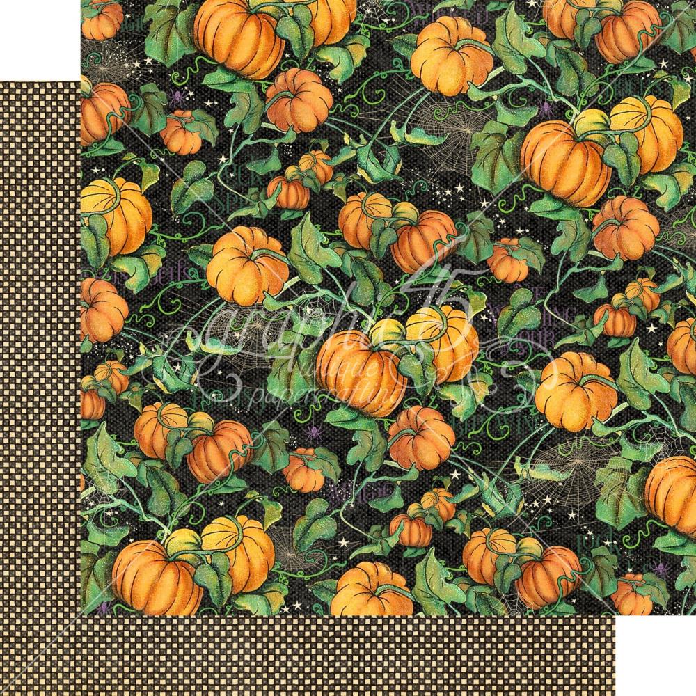 Graphic 45 - Midnight Tales - Pumkin Patch - 12 x 12"