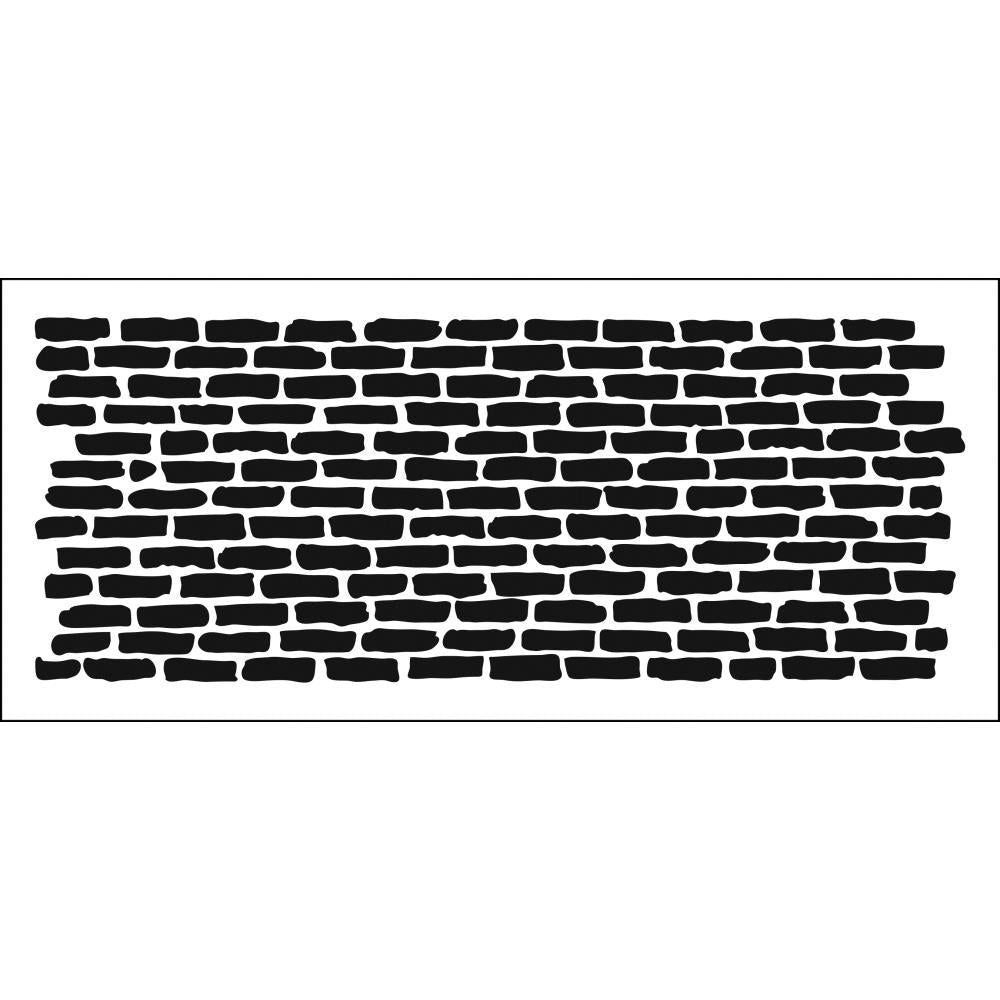 The Crafters Workshop - Stencil - Slim Line - Brick Horizontal