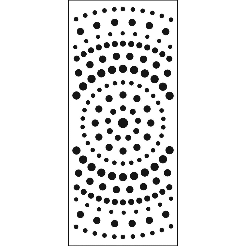 The Crafters Workshop - Stencil - Slim Line - Concentric circles