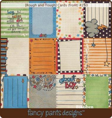 Fancy Pants: Rough and Tough - Cards Paper    12 x 12"