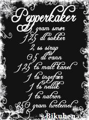 Inkido: Pepperkaker - K - Stempel