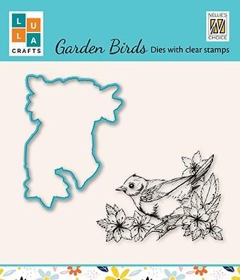 Nellie Snellen - Die & Clearstamp - Garden Birds 2