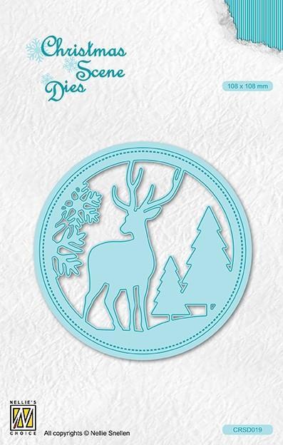 Nellie Snellen - Christmas Scene Dies - Reindeer