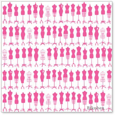 Hambly: Couture - Pink Overlay   12 x 12"