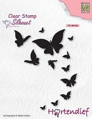 Nellie Snellen - Clearstamp - Butterflies