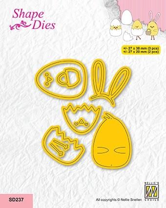 Nellie Snellen - Shape Dies - Easter Chicken