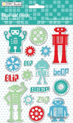 TPC Studio: Blips & Beeps - Epoxy Stickers