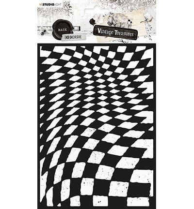 Studiolight - Stencil - Vintage Treasures - Checkered