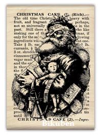 Inkadinkado: Father Christmas Collage Stamp