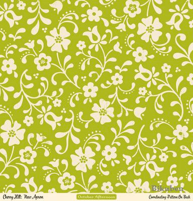 October Afternoon: Cherrry Hill - New Apron 12 x 12"