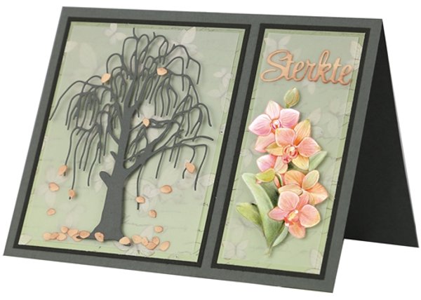 Jeanine Art - Dies - Heartfelt Condolences - Weeping Willow