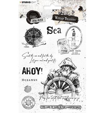 Studiolight - Clear Stamp - Vintage Treasures - Set Sail