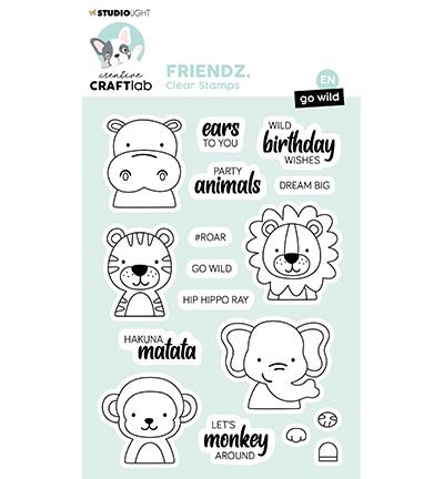 Studiolight Clear Stamps - Go Wild Friendz