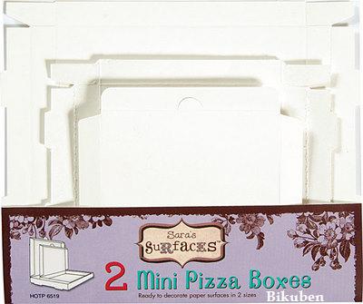 Sara's Surfaces: 2 Mini Pizza Boxes