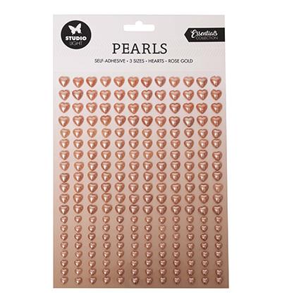 Studiolight - Halvperler - Hjerte - Rose gold
