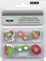 The paper company: Christmas Fun Embellishment Kit