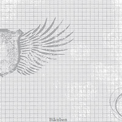 LYB: Generation - Silver Metallic Wing Overlay  12 x 12"