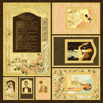 Graphic45:Le Romantique - FRAMES 12 x 12"