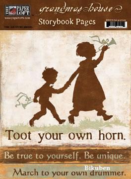 Grandmas House: Storybook Pages - Toot Your Horn Paper Decor