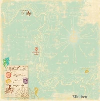 Websters Pages: Seaside Retreat - A Seahorse's legend  12 x 12"