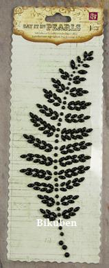 Prima: Say it in pearls fern-black