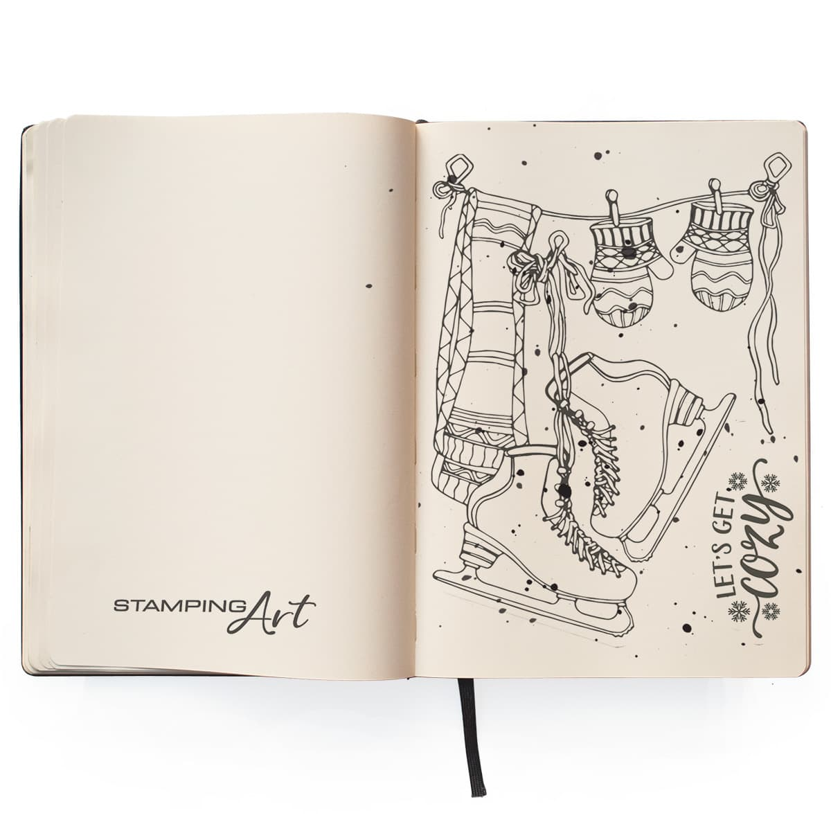 Ciao Bella - Clear Stamps - Memories of a snowy day - Lets get cozy