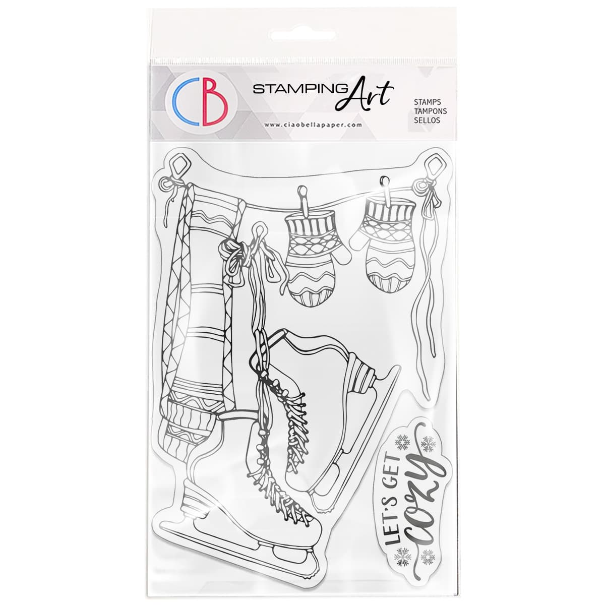 Ciao Bella - Clear Stamps - Memories of a snowy day - Lets get cozy