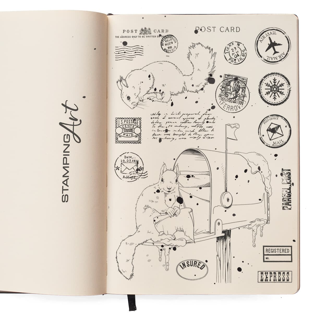 Ciao Bella - Clear Stamps - Memories of a snowy day - Mail Box