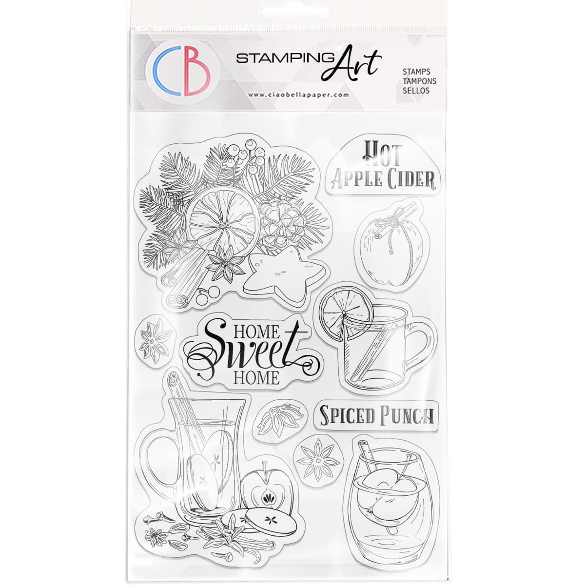 Ciao Bella - Clear Stamps - The gift of love - Hot Apple Cider