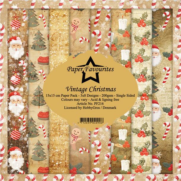 Paper Favourites - Vintage Christmas - Paper Pack 6 x 6"
