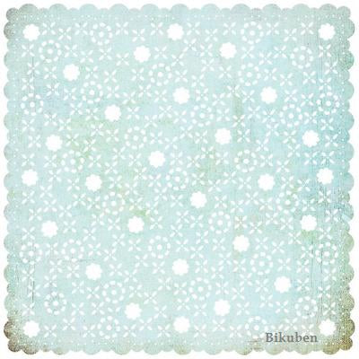 Basic Grey: Kioshi - Doilies VERA BLUE    12 x 12"