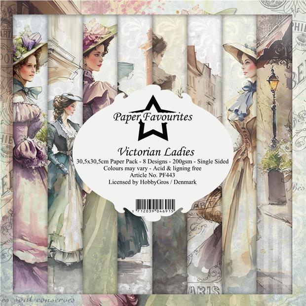 Paper Favourites - Victorian Ladies - Paper Pack    12 x 12"