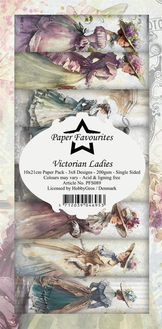 Paper Favourites - Victorian Ladies - Slimline - Paper Pack